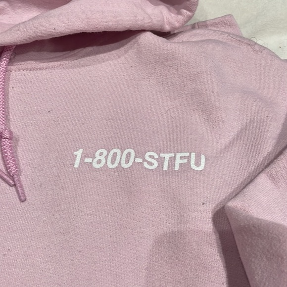 Jac Vanek Pink 1-800-STFU Hoodie - Picture 3 of 4